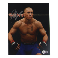George St. Pierre Signed UFC 8x10 Photo (Beckett) at PristineAuction.com