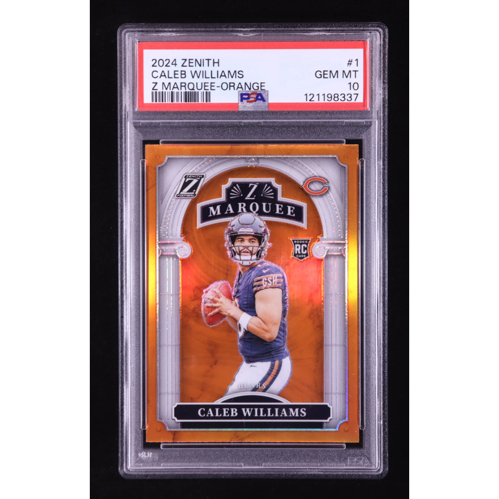 Caleb Williams 2024 Zenith Z Marquee Orange #1 RC (PSA 10) at PristineAuction.com