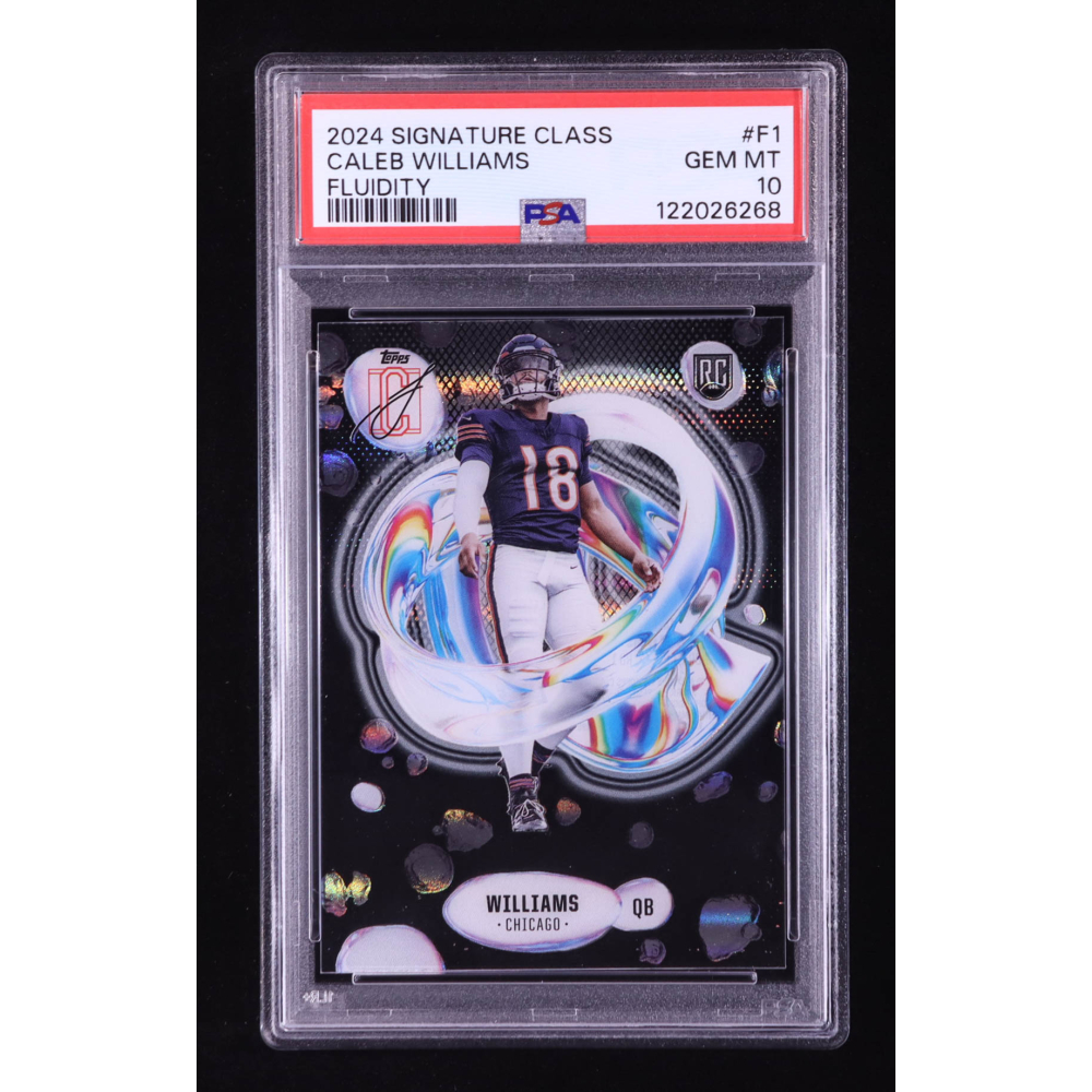 Caleb Williams 2024 Signature Class Fluidity #1 RC (PSA 10) at PristineAuction.com