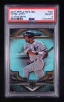 Derek Jeter 2024 Topps Triple Threads Aquamarine #185 #113/149 (PSA 8) at PristineAuction.com