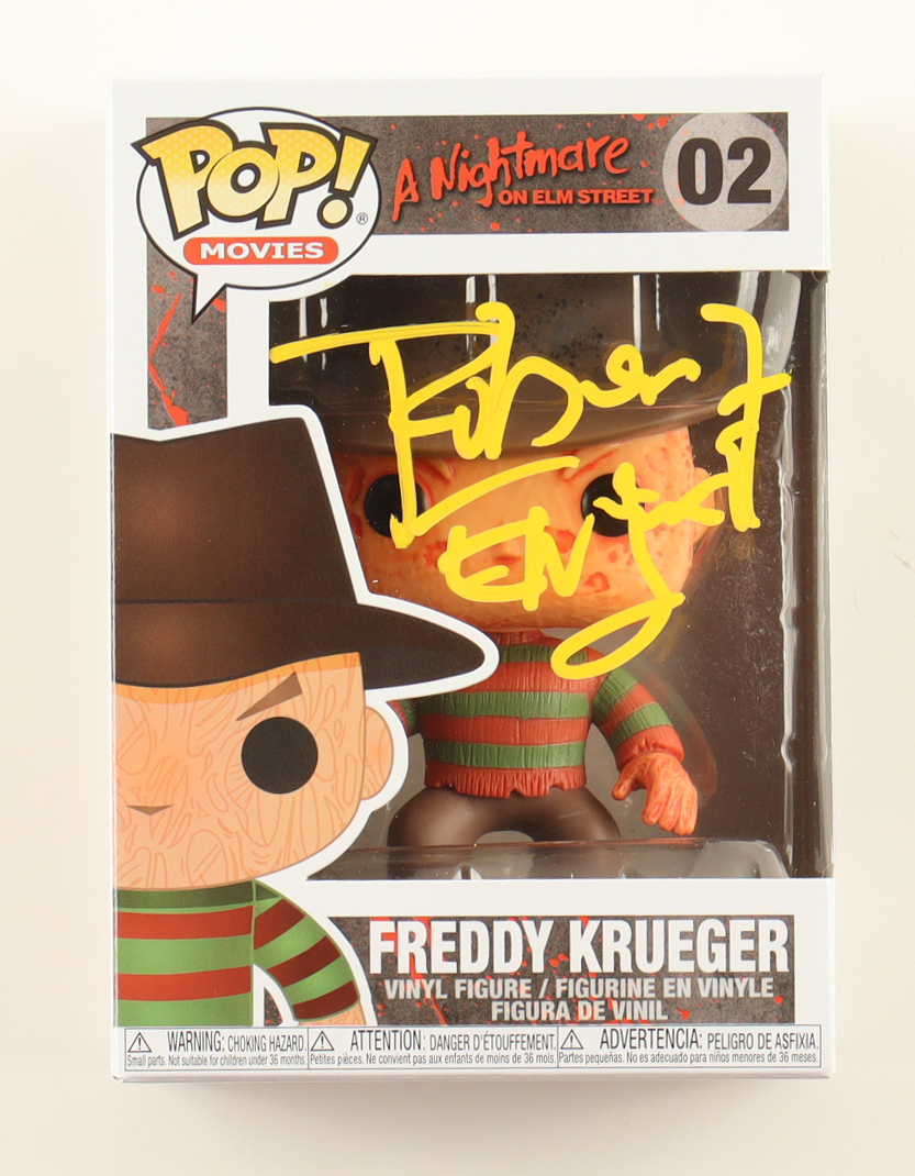 Robert Englund Signed "A Nightmare on Elm Street" #02 Freddy Krueger Funko Pop! Vinyl Figure (Beckett) at PristineAuction.com Robert Englund Signed "A Nightmare on Elm Street" #02 Freddy Krueger Funko Pop! Vinyl Figure (Beckett) at PristineAuction.com