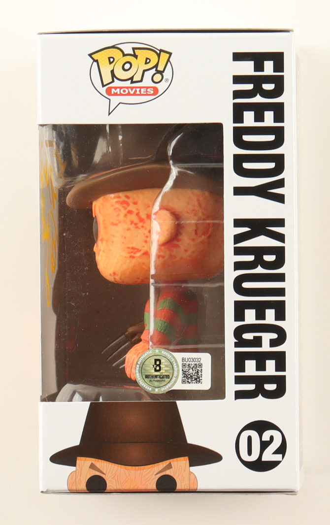 Robert Englund Signed "A Nightmare on Elm Street" #02 Freddy Krueger Funko Pop! Vinyl Figure (Beckett) at PristineAuction.com Robert Englund Signed "A Nightmare on Elm Street" #02 Freddy Krueger Funko Pop! Vinyl Figure (Beckett) at PristineAuction.com