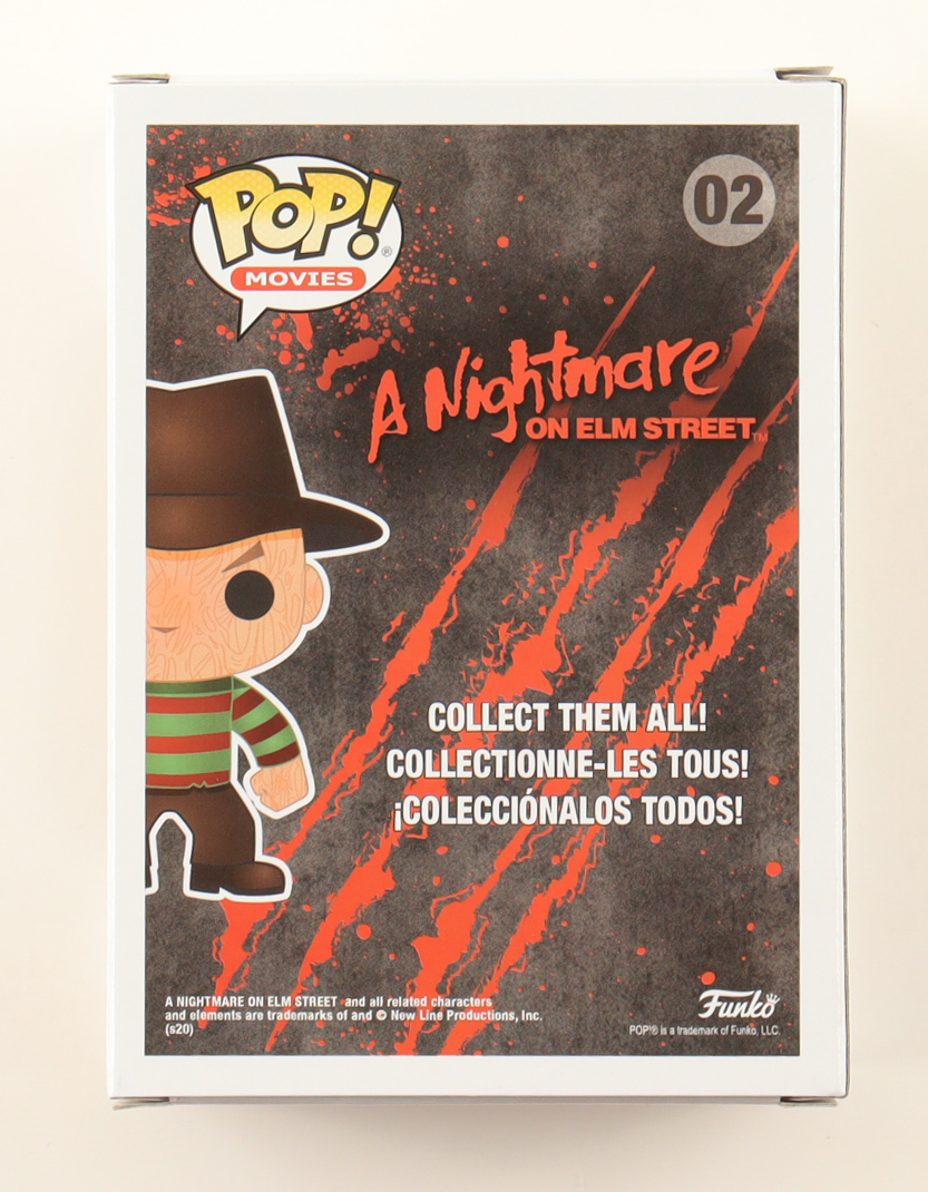 Robert Englund Signed "A Nightmare on Elm Street" #02 Freddy Krueger Funko Pop! Vinyl Figure (Beckett) at PristineAuction.com Robert Englund Signed "A Nightmare on Elm Street" #02 Freddy Krueger Funko Pop! Vinyl Figure (Beckett) at PristineAuction.com