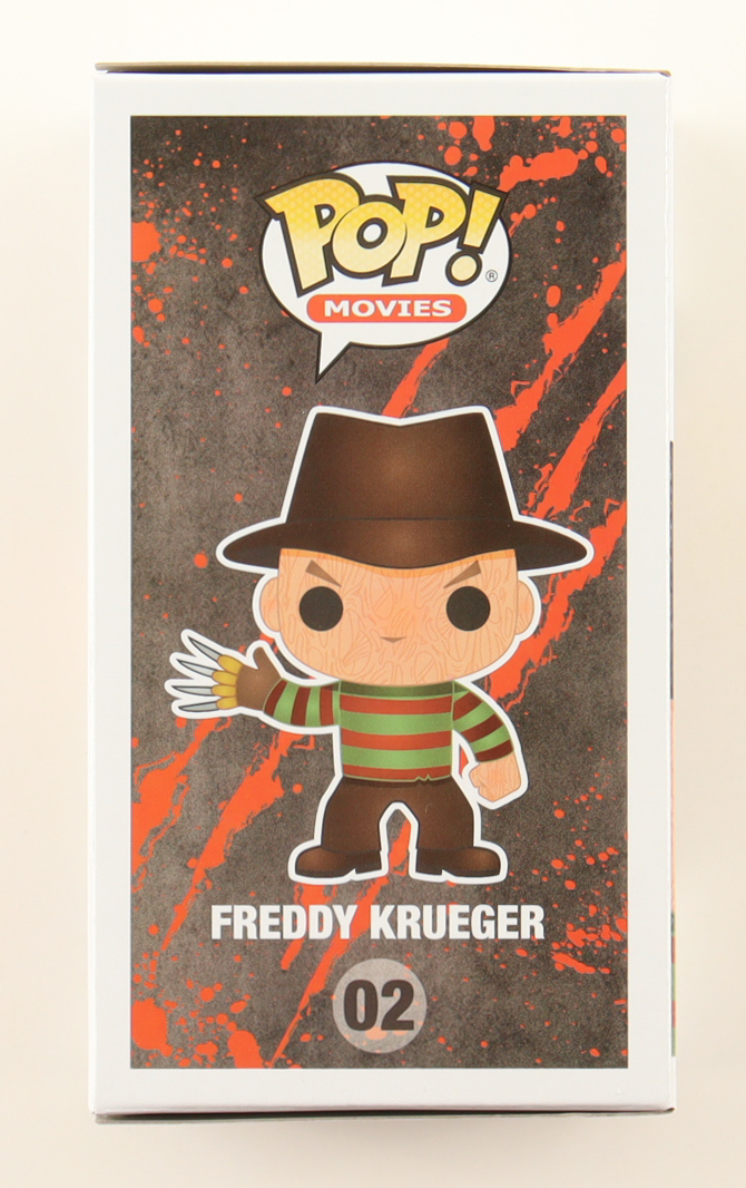 Robert Englund Signed "A Nightmare on Elm Street" #02 Freddy Krueger Funko Pop! Vinyl Figure (Beckett) at PristineAuction.com Robert Englund Signed "A Nightmare on Elm Street" #02 Freddy Krueger Funko Pop! Vinyl Figure (Beckett) at PristineAuction.com