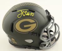 Jordan Love Signed Packers Salute To Service Alternate Speed Mini Helmet (Beckett) at PristineAuction.com