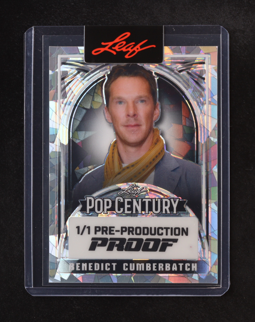 Benedict Cumberbatch 2024 Leaf Metal Pop Century Pre-Production Proof #1/1 at PristineAuction.com Benedict Cumberbatch 2024 Leaf Metal Pop Century Pre-Production Proof #1/1 at PristineAuction.com