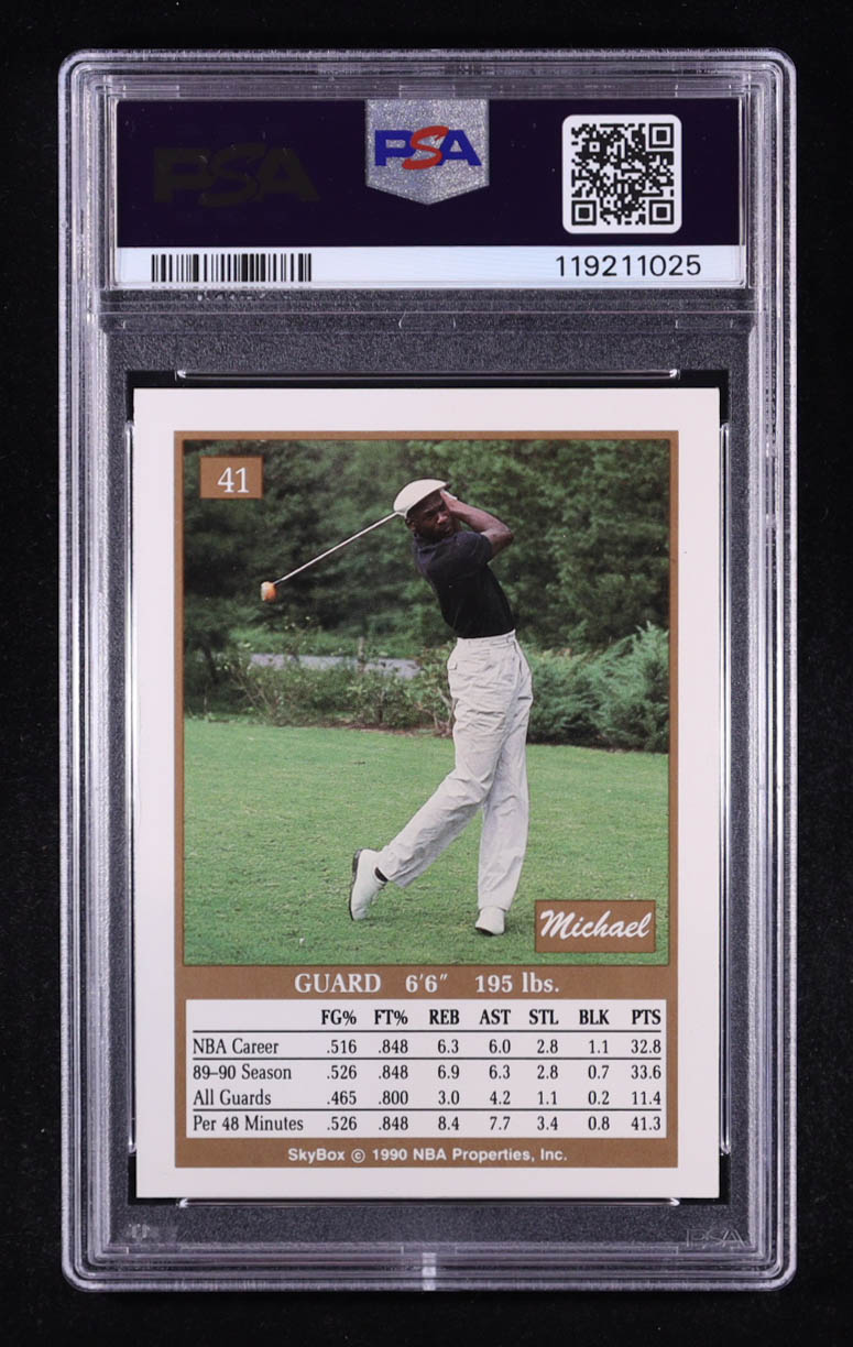 Michael Jordan 1990-91 SkyBox #41 (PSA 7) at PristineAuction.com Michael Jordan 1990-91 SkyBox #41 (PSA 7) at PristineAuction.com