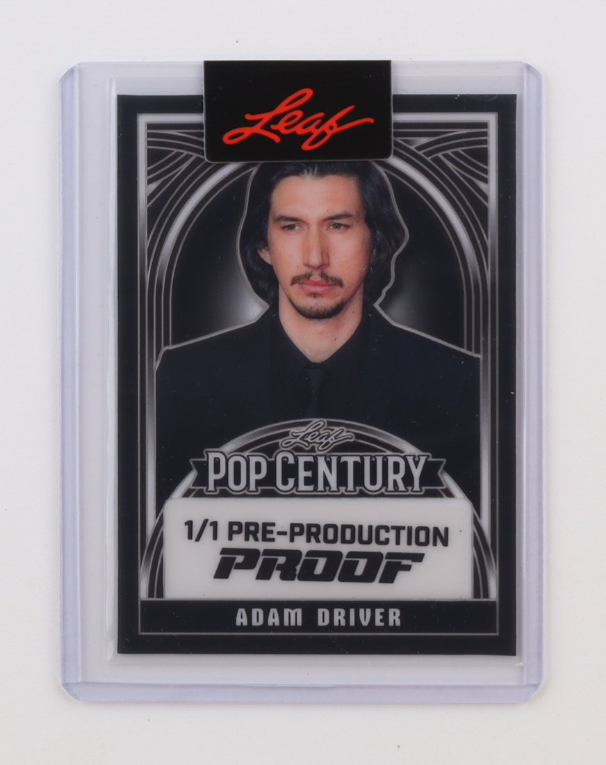Adam Driver 2024 Leaf Metal Pop Century Pre-Production Proof #1/1 at PristineAuction.com Adam Driver 2024 Leaf Metal Pop Century Pre-Production Proof #1/1 at PristineAuction.com
