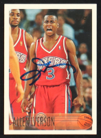 Allen Iverson Signed 1996-97 Topps #171 RC at PristineAuction.com