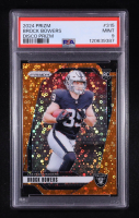 Brock Bowers 2024 Panini Prizm Prizms Orange Disco #315 RC (PSA 9) at PristineAuction.com