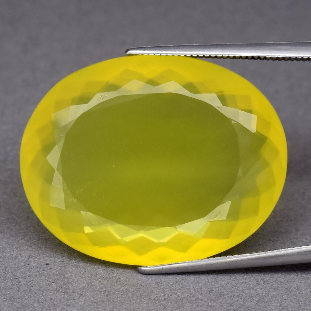 27.27 Carats Natural Yellow Opal Loose | Estimated Retail Value $4,000 (UGL) at PristineAuction.com 27.27 Carats Natural Yellow Opal Loose | Estimated Retail Value $4,000 (UGL) at PristineAuction.com