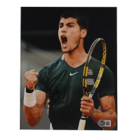 Carlos Alcaraz Signed 8x10 Photo (Beckett) at PristineAuction.com