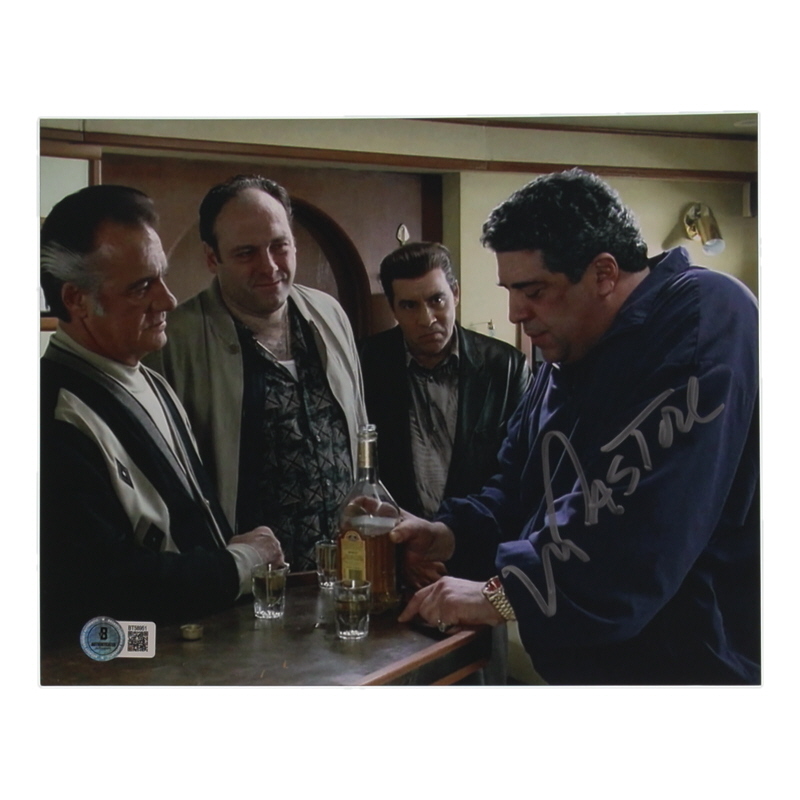 Vincent Pastore Signed "The Sopranos" 8x10 Photo (Beckett) at PristineAuction.com Vincent Pastore Signed "The Sopranos" 8x10 Photo (Beckett) at PristineAuction.com