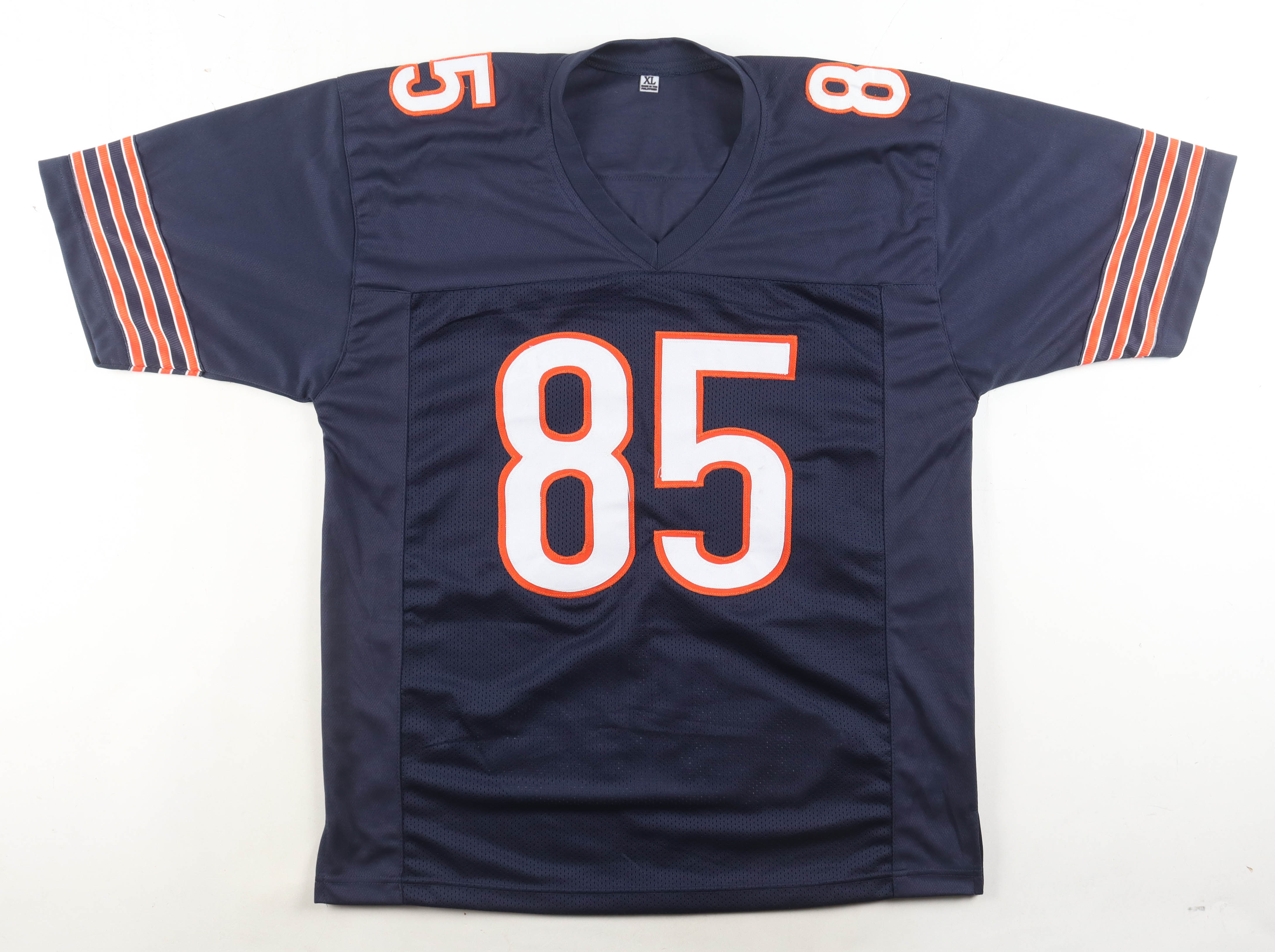 1985 Chicago Bears Super Bowl XX Highlight Jersey Team-Signed by (18) With William Perry, Dan Hampton, Mike Singletary, Otis Wilson (JSA & Beckett) at PristineAuction.com 1985 Chicago Bears Super Bowl XX Highlight Jersey Team-Signed by (18) With William Perry, Dan Hampton, Mike Singletary, Otis Wilson (JSA & Beckett) at PristineAuction.com