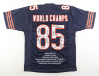 1985 Chicago Bears Super Bowl XX Highlight Jersey Team-Signed by (18) With William Perry, Dan Hampton, Mike Singletary, Otis Wilson (JSA & Beckett) at PristineAuction.com
