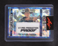 Clint Eastwood 2024 Leaf Metal Pop Century Pre-Production Proof #1/1 at PristineAuction.com