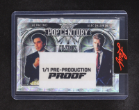 Al Pacino / Alec Baldwin 2024 Leaf Metal Pop Century Co-Stars Silver Pre-Production Proof #1/1 at PristineAuction.com