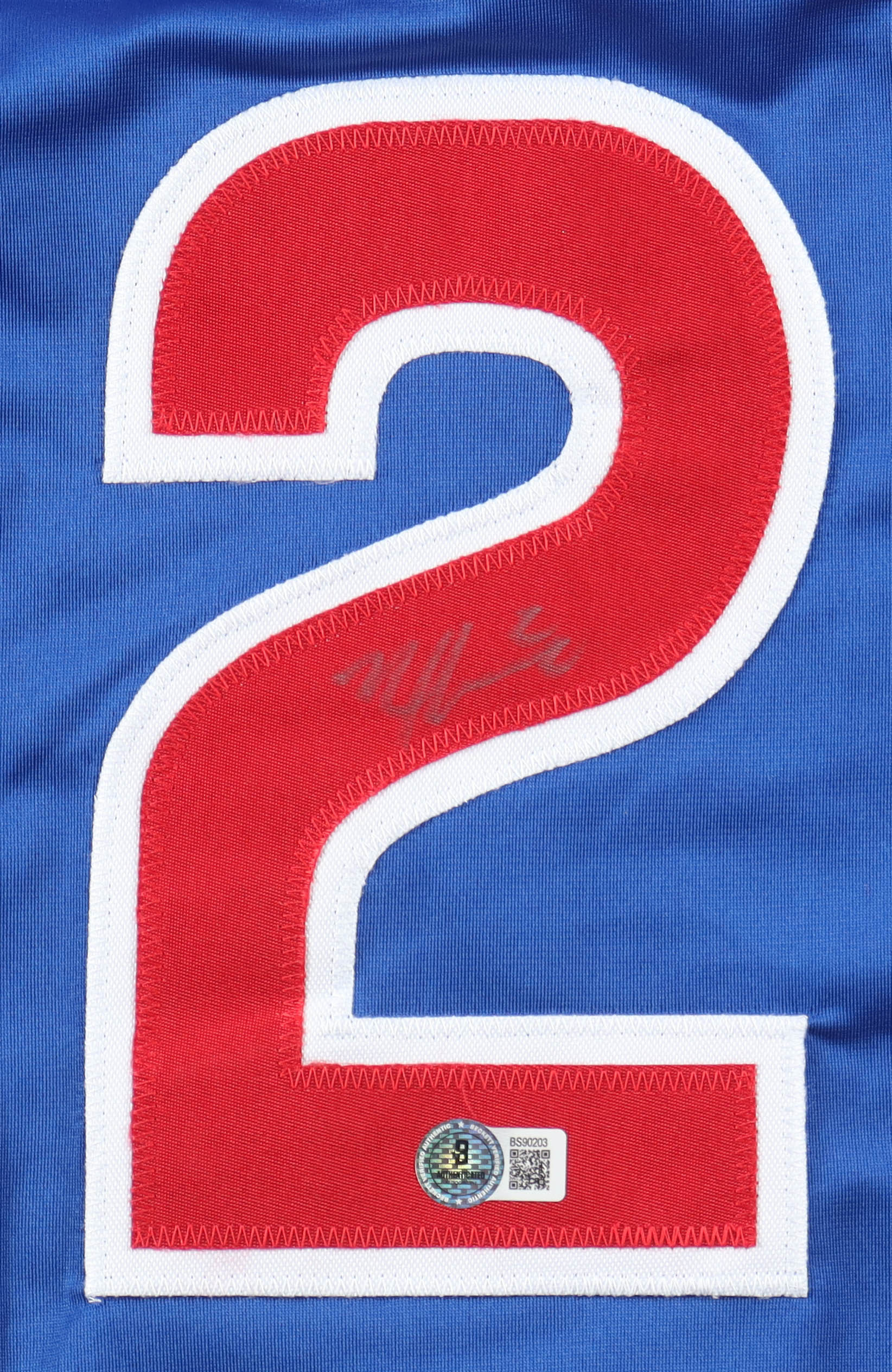 Nico Hoerner Signed Jersey (Beckett) at PristineAuction.com Nico Hoerner Signed Jersey (Beckett) at PristineAuction.com