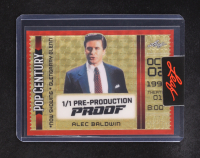 Alec Baldwin 2024 Leaf Metal Pop Century Pre-Production Proof #1/1 at PristineAuction.com