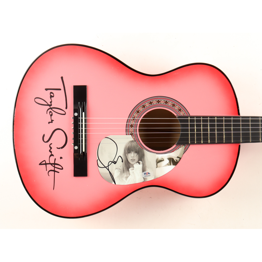 Taylor Swift Guitar with Signed Custom Insert Pickguard (PSA) at PristineAuction.com