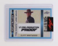 Clint Eastwood 2024 Leaf Metal Pop Century Pre-Production Proof #1/1 at PristineAuction.com
