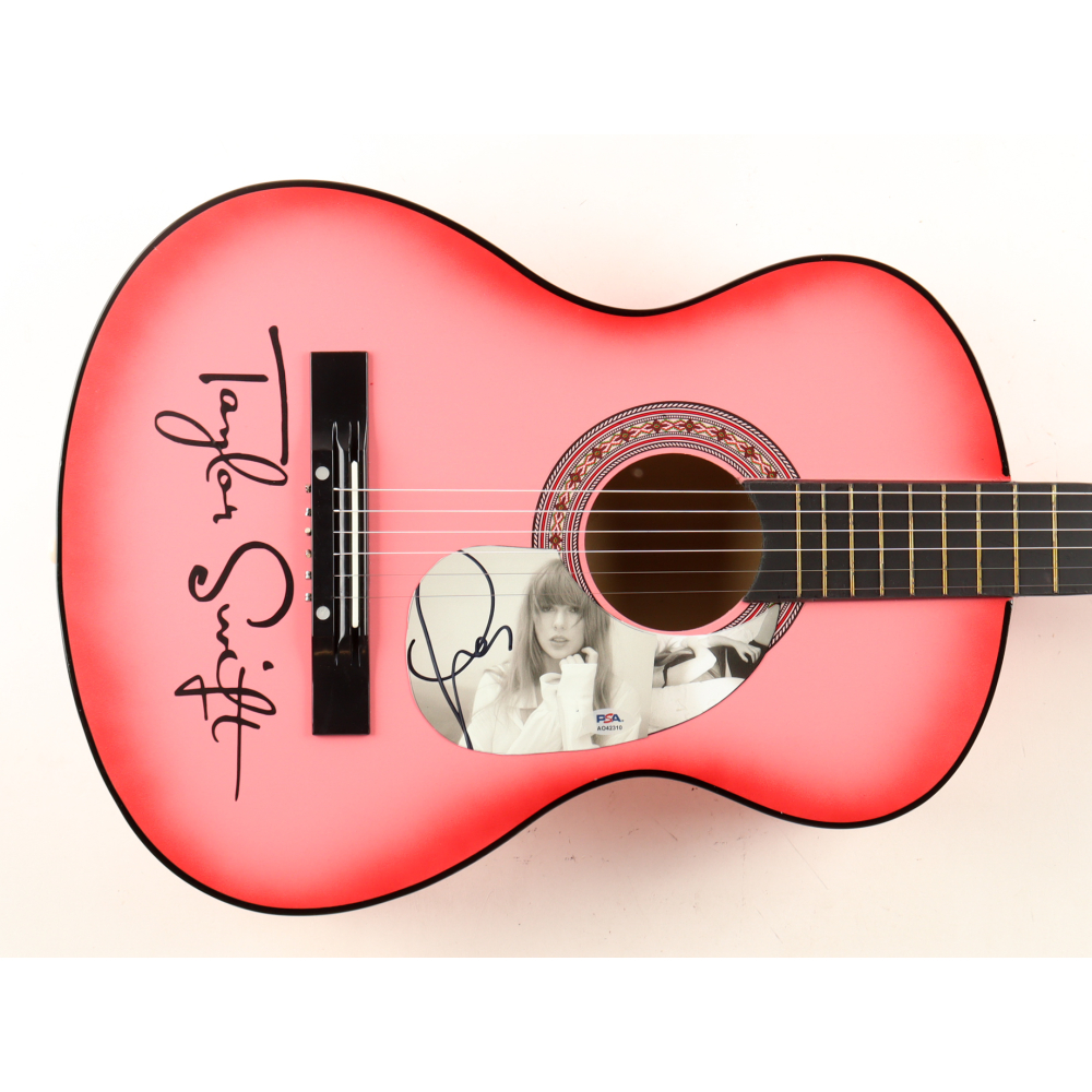 Taylor Swift Guitar with Signed Custom Insert Pickguard (PSA) at PristineAuction.com