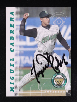 Miguel Cabrera Signed 2001 Kane County Cougars Grandstand #4 RC (JSA) at PristineAuction.com
