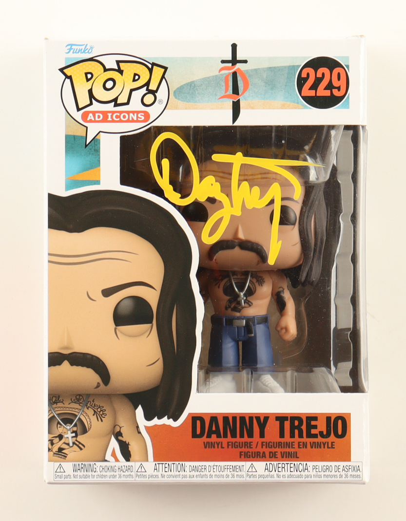Danny Trejo Signed #229 Funko Pop! Vinyl Figure (Beckett) at PristineAuction.com Danny Trejo Signed #229 Funko Pop! Vinyl Figure (Beckett) at PristineAuction.com