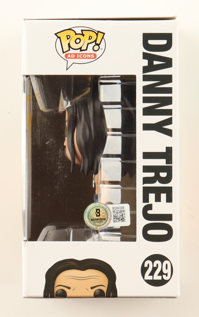 Danny Trejo Signed #229 Funko Pop! Vinyl Figure (Beckett) at PristineAuction.com Danny Trejo Signed #229 Funko Pop! Vinyl Figure (Beckett) at PristineAuction.com