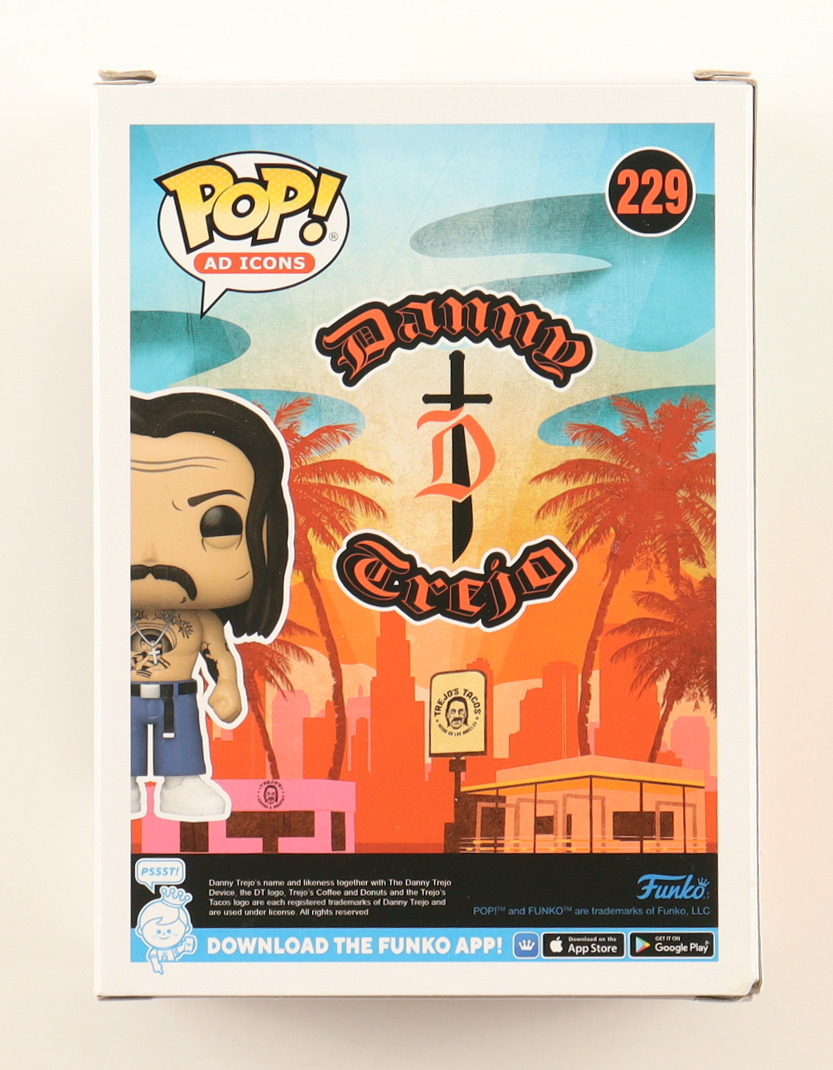 Danny Trejo Signed #229 Funko Pop! Vinyl Figure (Beckett) at PristineAuction.com Danny Trejo Signed #229 Funko Pop! Vinyl Figure (Beckett) at PristineAuction.com