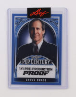 Chevy Chase 2024 Leaf Metal Pop Century Blue Pre-Production Proof #1/1 at PristineAuction.com