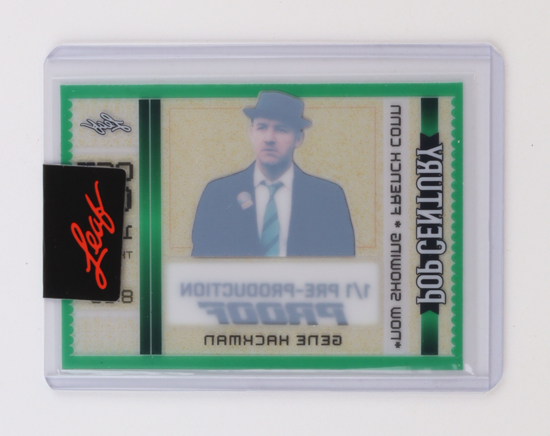 Gene Hackman 2024 Leaf Metal Pop Century Pre-Production Proof #1/1 at PristineAuction.com Gene Hackman 2024 Leaf Metal Pop Century Pre-Production Proof #1/1 at PristineAuction.com