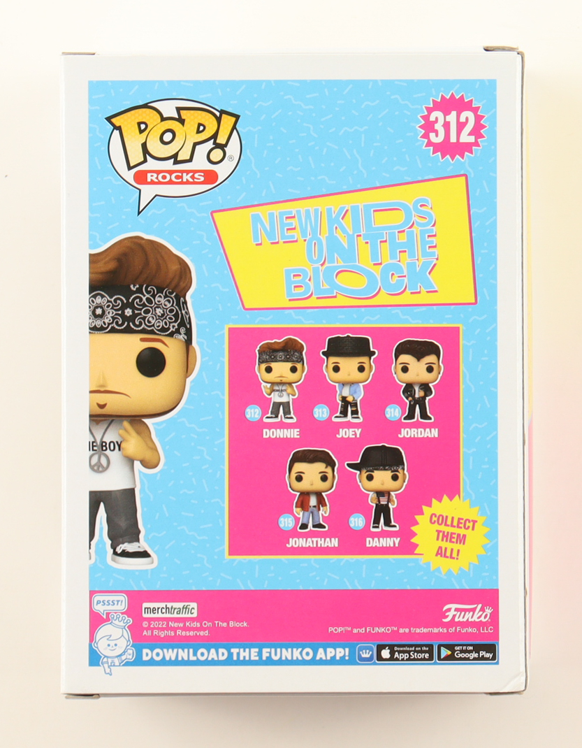 Donnie Wahlberg Signed "News Kids On The Block" #312 Donnie Funko Pop! Vinyl Figure (JSA) at PristineAuction.com Donnie Wahlberg Signed "News Kids On The Block" #312 Donnie Funko Pop! Vinyl Figure (JSA) at PristineAuction.com