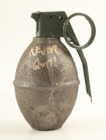 Robert O'Neill Signed Inert Grenade Prop Inscribed "Never Quit!" (PSA) at PristineAuction.com
