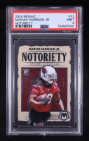 Marvin Harrison Jr. 2024 Panini Mosaic Notoriety #22 RC (PSA 9) at PristineAuction.com