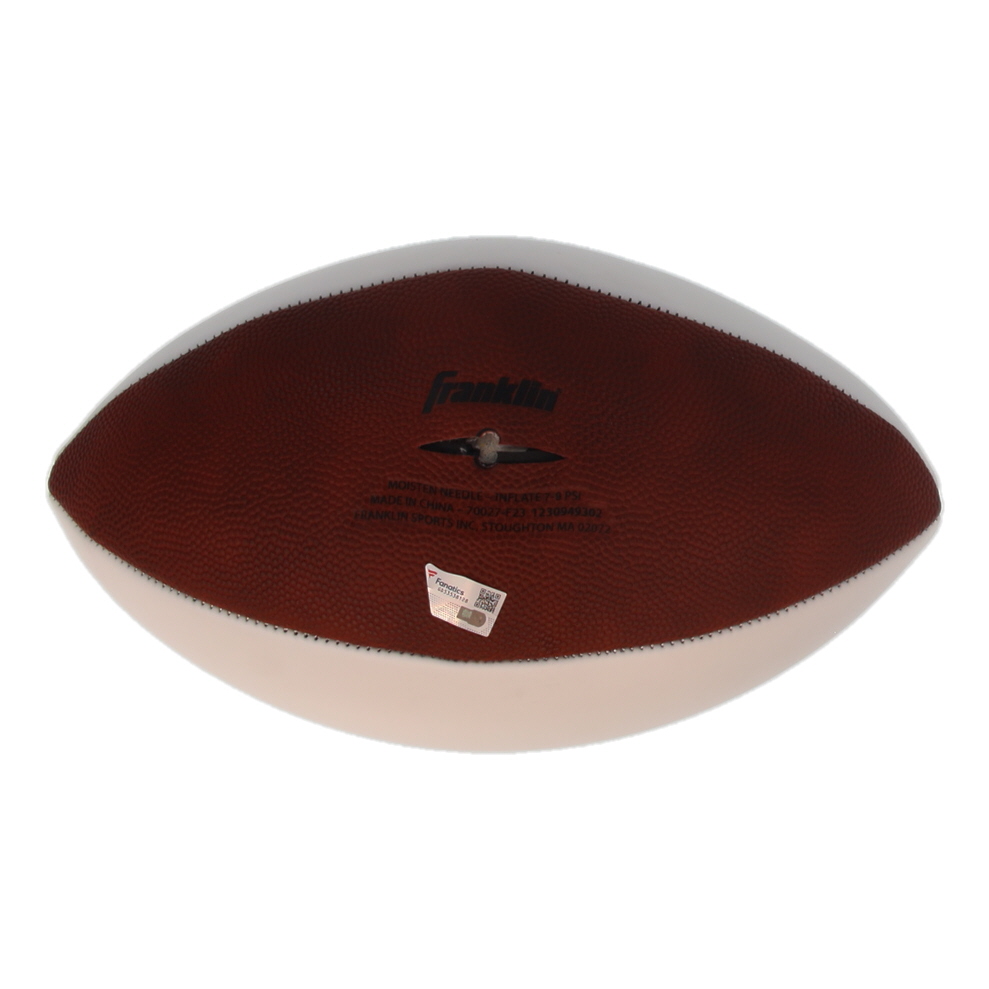 Tua Tagovailoa Signed Dolphins Logo White Panel Football (Fanatics) at PristineAuction.com Tua Tagovailoa Signed Dolphins Logo White Panel Football (Fanatics) at PristineAuction.com