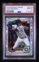 Julio Rodriguez 2020 Bowman Chrome Mega Box Prospects Refractors #BCP19 RC (PSA 10) at PristineAuction.com