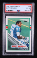 Barry Sanders 1989 Topps Traded #83T RC (PSA 8) at PristineAuction.com