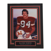 Randy White Signed Maryland Terrapins 12x17 Custom Matted Photo Display (Palm Beach) at PristineAuction.com