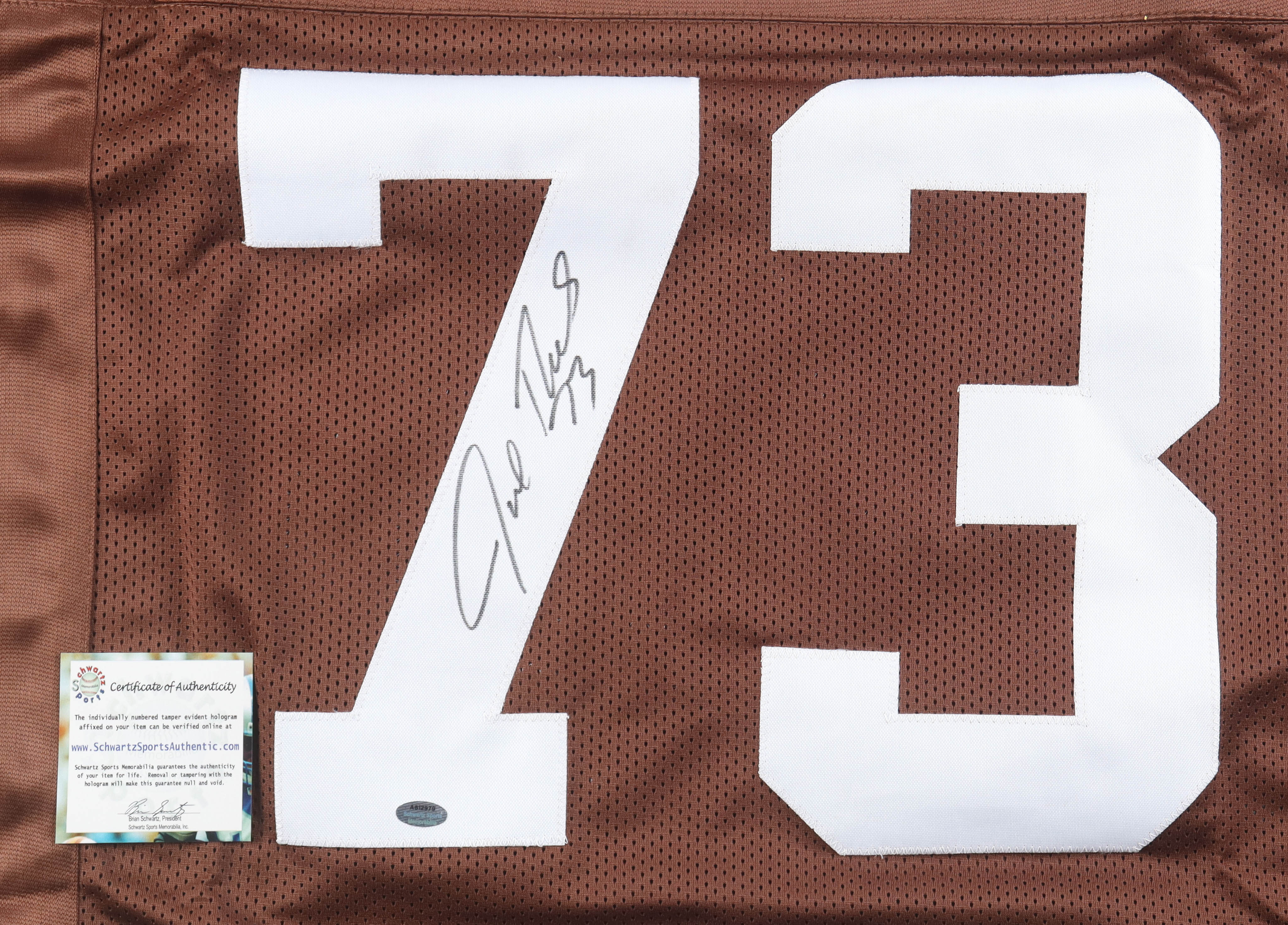 Joe Thomas Signed Jersey (Schwartz) at PristineAuction.com Joe Thomas Signed Jersey (Schwartz) at PristineAuction.com