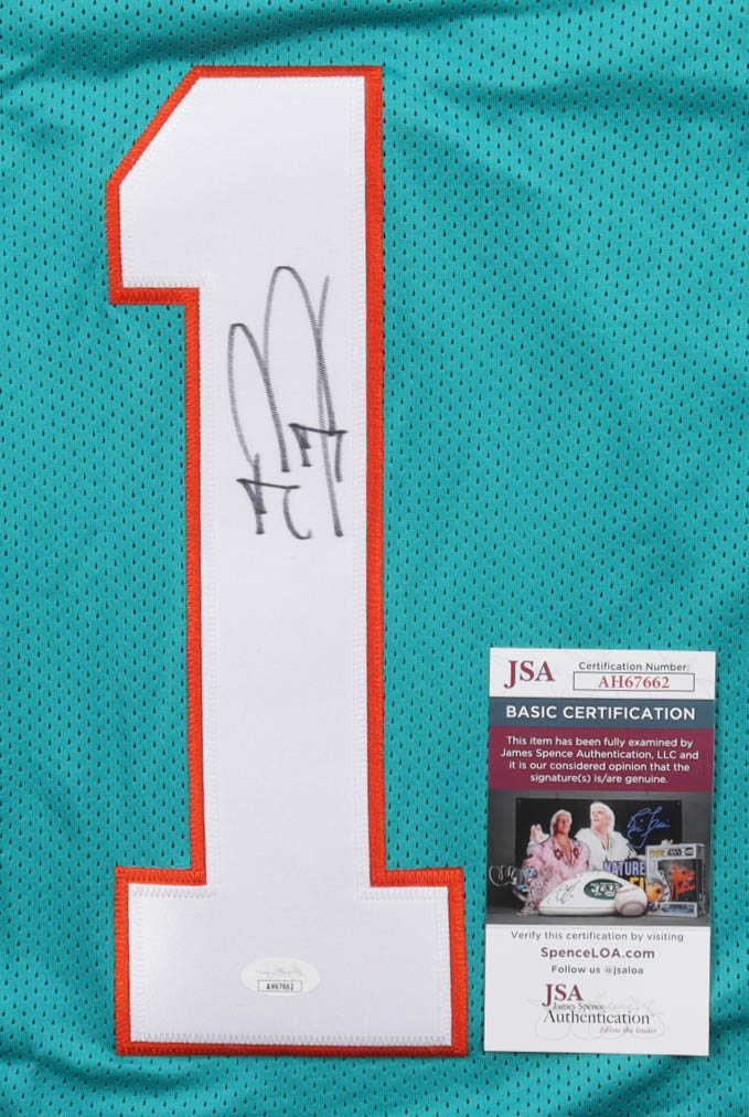 Tua Tagovailoa Signed Jersey (JSA) at PristineAuction.com Tua Tagovailoa Signed Jersey (JSA) at PristineAuction.com
