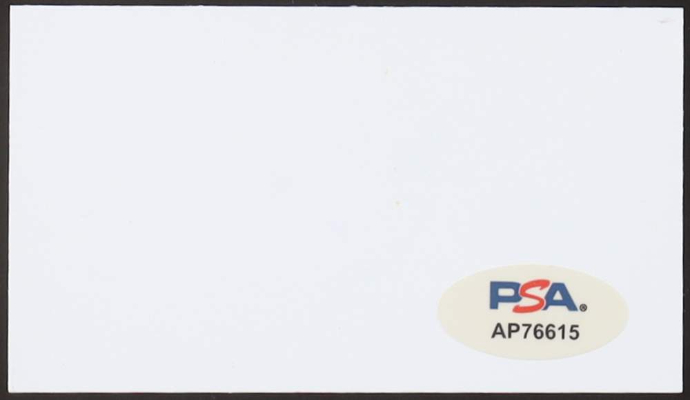 Christian Bale Signed "American Psycho" Business Card (PSA) at PristineAuction.com Christian Bale Signed "American Psycho" Business Card (PSA) at PristineAuction.com