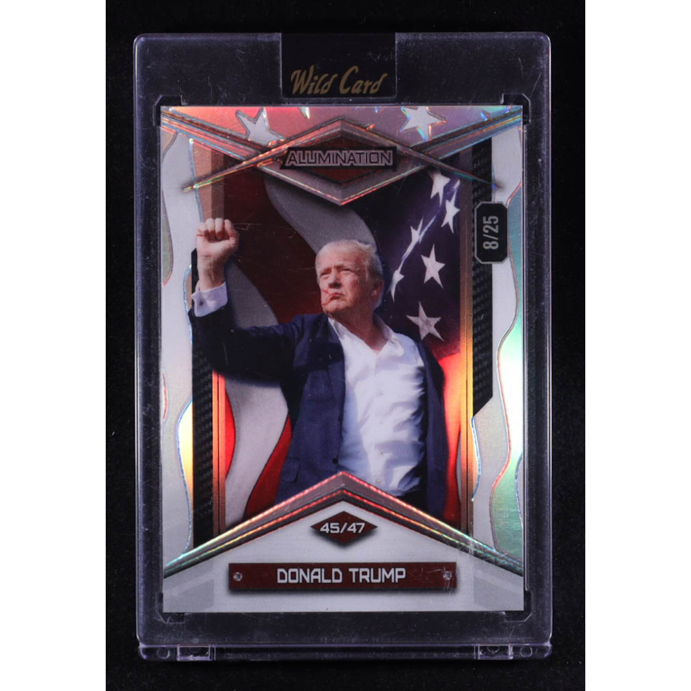 Donald Trump 2025 Wild Card AluminationTrump Inauguration #AF-BC-SP-DT4 #8/25 at PristineAuction.com
