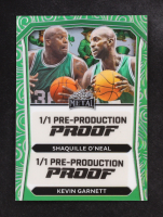 Shaquille O'Neal / Kevin Garnett 2024 Leaf Metal St. Patrick's Day Pre-Production Proof Leprechaun #NNO #1/1 at PristineAuction.com