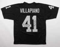 Phil Villapiano Signed Jersey Inscribed "SBXI" & "'Just Win Baby'" (Beckett) at PristineAuction.com