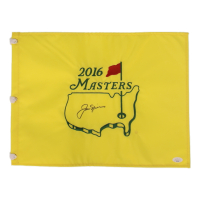 Jack Nicklaus Signed 2016 Masters Tournament Pin Flag (JSA) at PristineAuction.com
