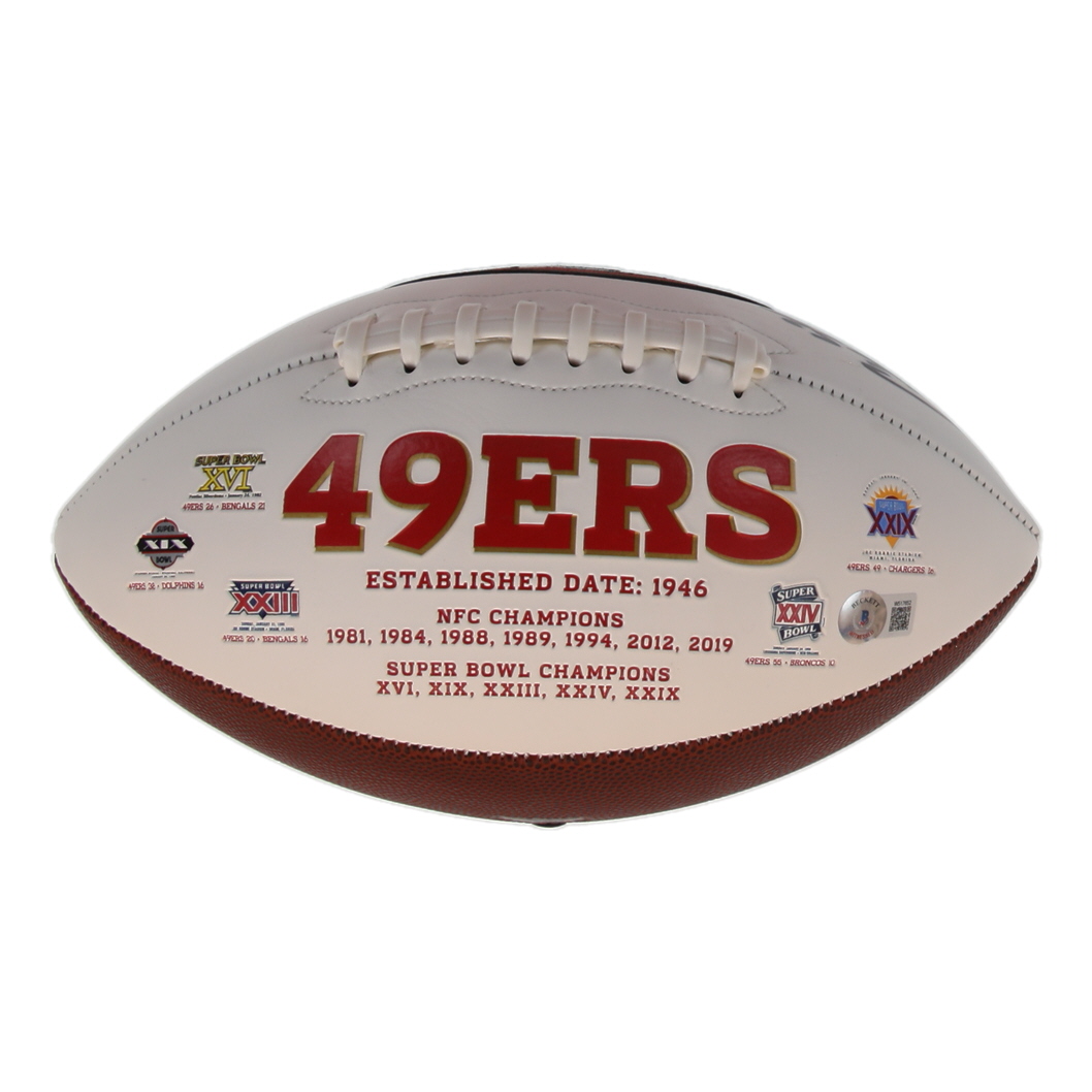 Patrick Willis Signed 49ers Logo Football (Beckett) at PristineAuction.com Patrick Willis Signed 49ers Logo Football (Beckett) at PristineAuction.com