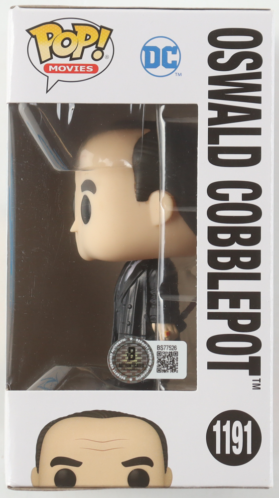 Colin Farrell Signed "The Batman" #1191 Oswald Cobblepot Funko Pop! Vinyl Figure (Beckett) at PristineAuction.com Colin Farrell Signed "The Batman" #1191 Oswald Cobblepot Funko Pop! Vinyl Figure (Beckett) at PristineAuction.com