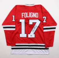Nick Foligno Signed Jersey (Beckett) at PristineAuction.com