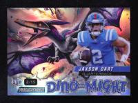 Jaxson Dart 2024 Wild Card Alumination Dino-Might Pterodactyl Rainbow Foil #DMPTE1-JD #02/15 RC at PristineAuction.com